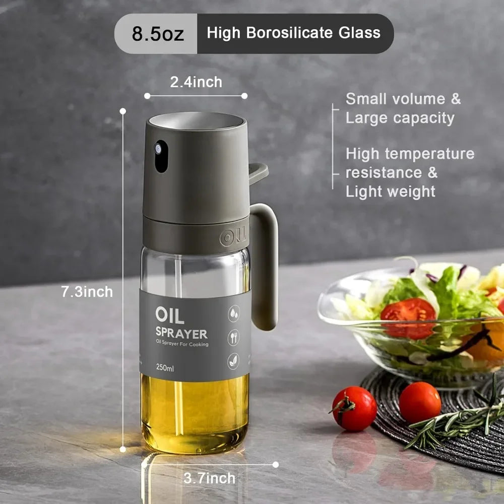 Vaporisateur d'Huile de Cuisine en Verre — Spray Professionnel 250ml